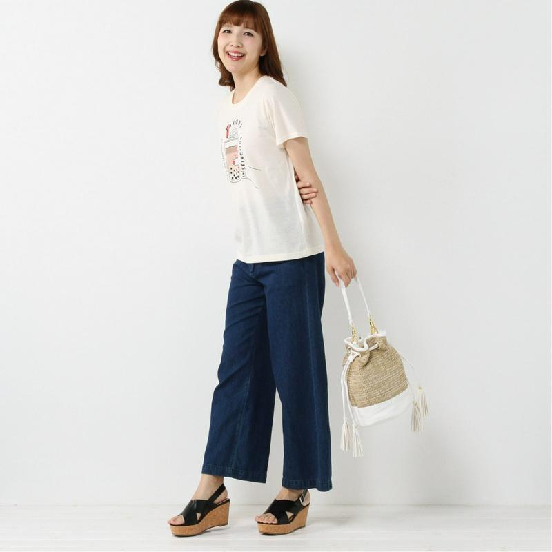 選べるプリント１０色展開◎着回しＴシャツ（ページワン/PAGE ONE）