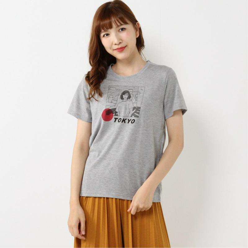 選べるプリント１０色展開◎着回しＴシャツ（ページワン/PAGE ONE）