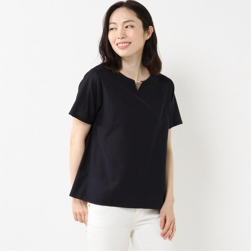 抗菌消臭加工で夏も安心◎メタルモチーフ使いカットソープルオーバー（ジボール/GIVORS）