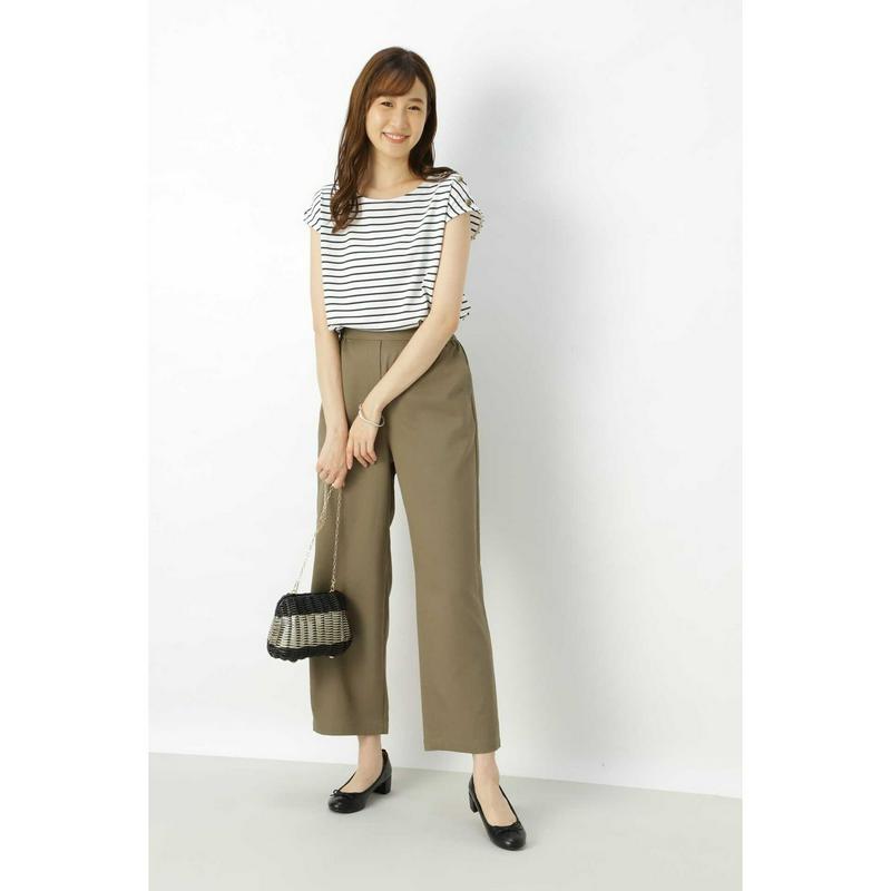 ショルダーボタンディティールカットソー（NATURAL BEAUTY BASIC／ナチュラルビューティー ベーシック）