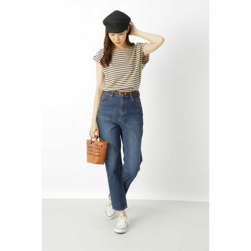 ショルダーボタンディティールカットソー（NATURAL BEAUTY BASIC／ナチュラルビューティー ベーシック）