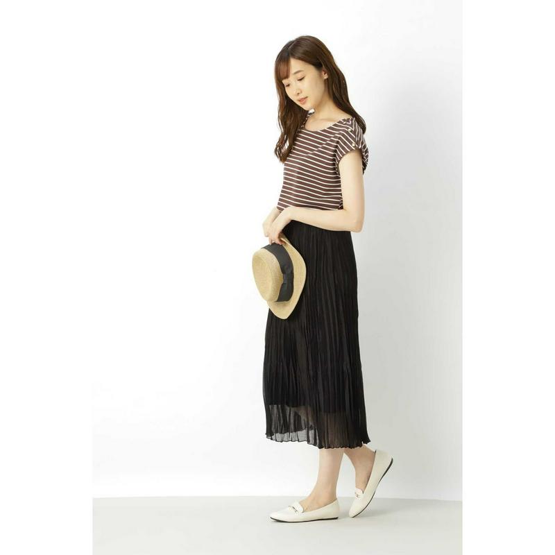 ショルダーボタンディティールカットソー（NATURAL BEAUTY BASIC／ナチュラルビューティー ベーシック）
