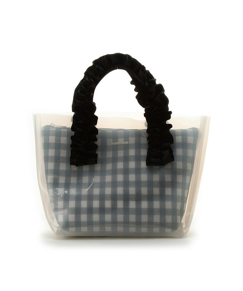 【美人百花5月号掲載】PVCフリルトートＢＡＧ【美人百花4月号掲載】