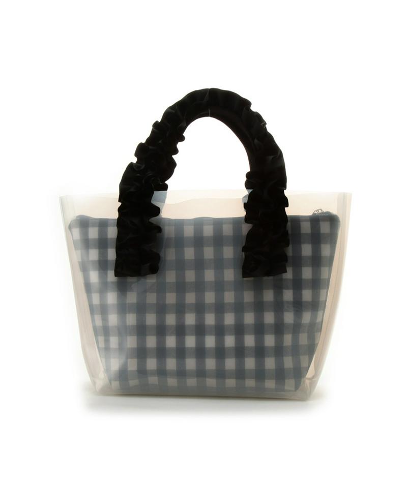 【美人百花5月号掲載】PVCフリルトートＢＡＧ【美人百花4月号掲載】