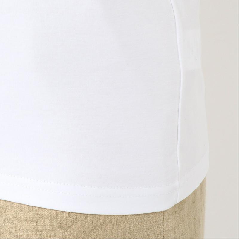 きれい目シルケット加工の天竺ワイドＴシャツ