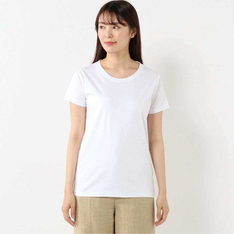 きれい目シルケット加工の天竺ワイドＴシャツ