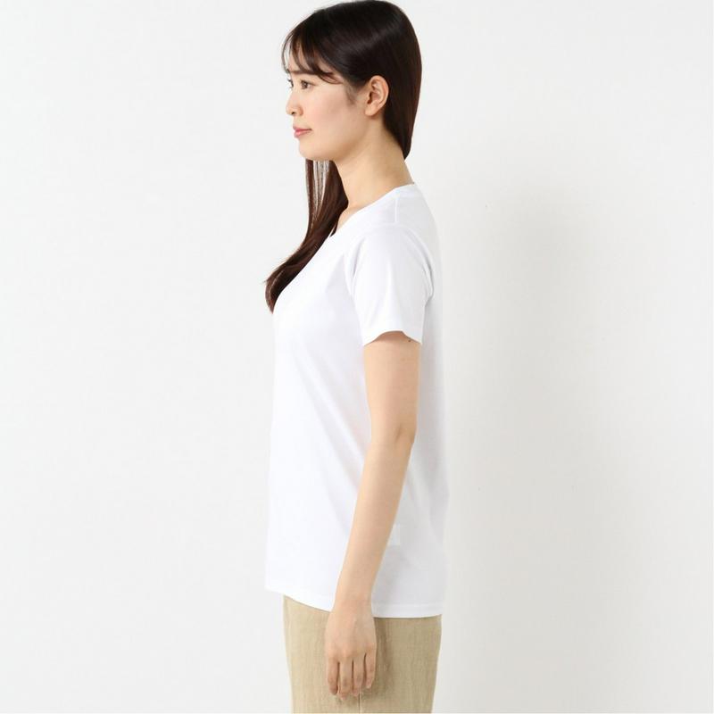 きれい目シルケット加工の天竺ワイドＴシャツ