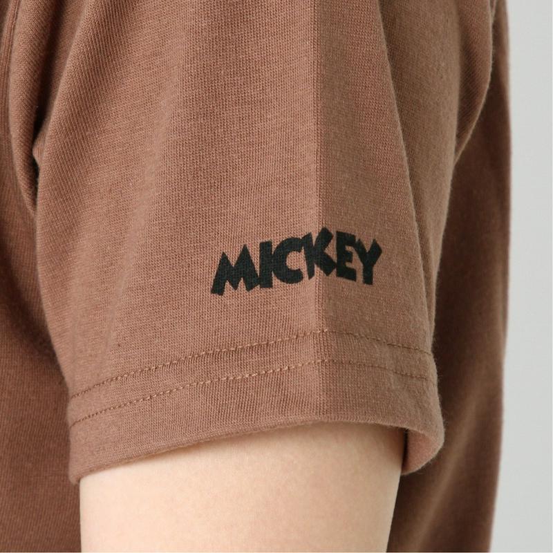 半袖ポケ付きプリントＴシャツ【ミッキー・プー】【Ｍ～３Ｌ】（ディズニー）