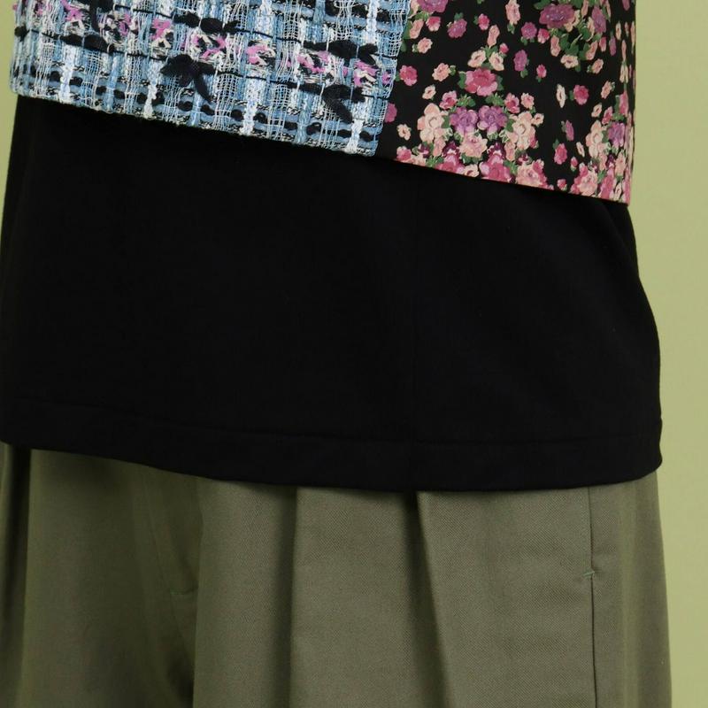 ｌｅｕｒｌ　ｌｏｇｅｔｔｅ　切り替えコルセットトップス（ブラック）（ａｎａｔｅｌｉｅｒ／アナトリエ）