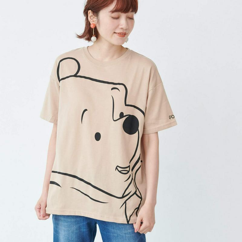 半袖でかプリントＢＩＧ－Ｔシャツ【ディズニー】【Ｍ～３Ｌ】（ディズニー）