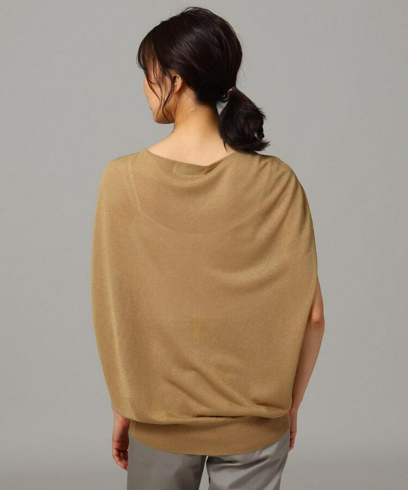 【洗える】ビスコースエステルニットプルオーバー