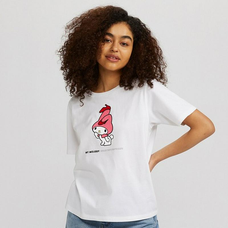 ハローキティ T マーケット BY 吉田ユニ UT グラフィックTシャツ マイメロディ（半袖・リラックスフィット）