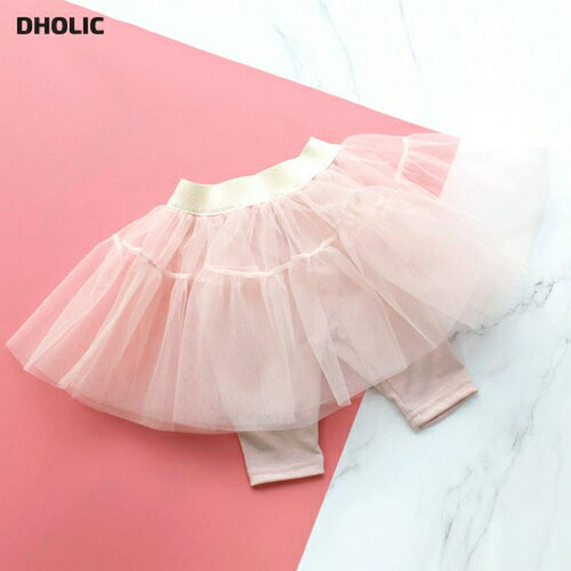 チュールスカートクロップドレギンス・p001953 キッズ【3~8才】【pt】【レギンス チュールスカート チュール スカート 