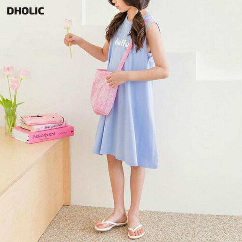 レタリングスリーブレスワンピース・p002524 キッズ【3~8才】【ops】【ワンピース ミディ丈 ミディワンピース スリーブ