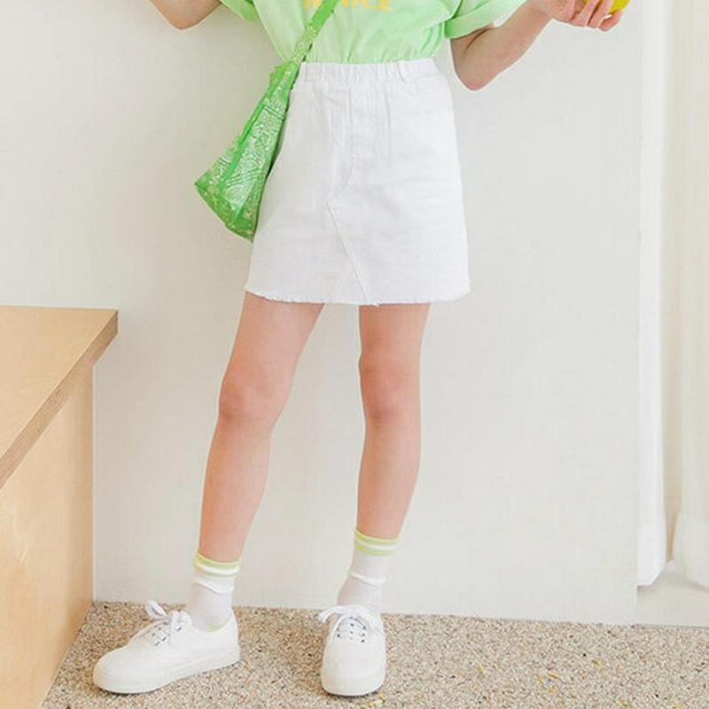 カットヘムスカートパンツ・p002541 キッズ【3~8才】【pt】【スカートパンツ キュロット キュロットパンツ キュロットス