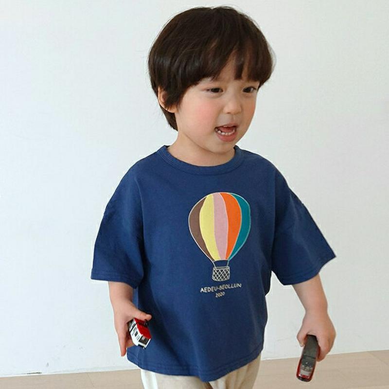 【新作10%OFF】balloonプリントTシャツ・u02930 キッズ【3~8才】【tops】【トップス Tシャツ 半袖 ハー