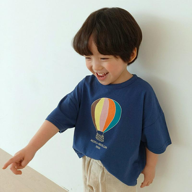 【新作10%OFF】balloonプリントTシャツ・u02930 キッズ【3~8才】【tops】【トップス Tシャツ 半袖 ハー