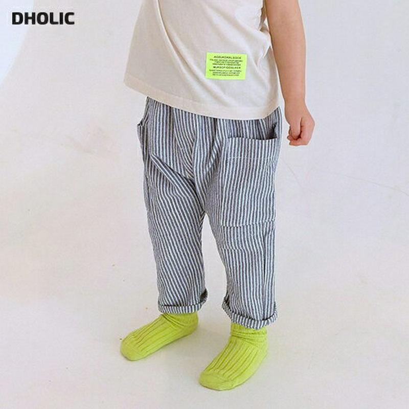 【新作10%OFF】サイドポケットストライプパンツ・u02932 キッズ【3~8才】【pt】【パンツ ズボン ボトムス ロングパ