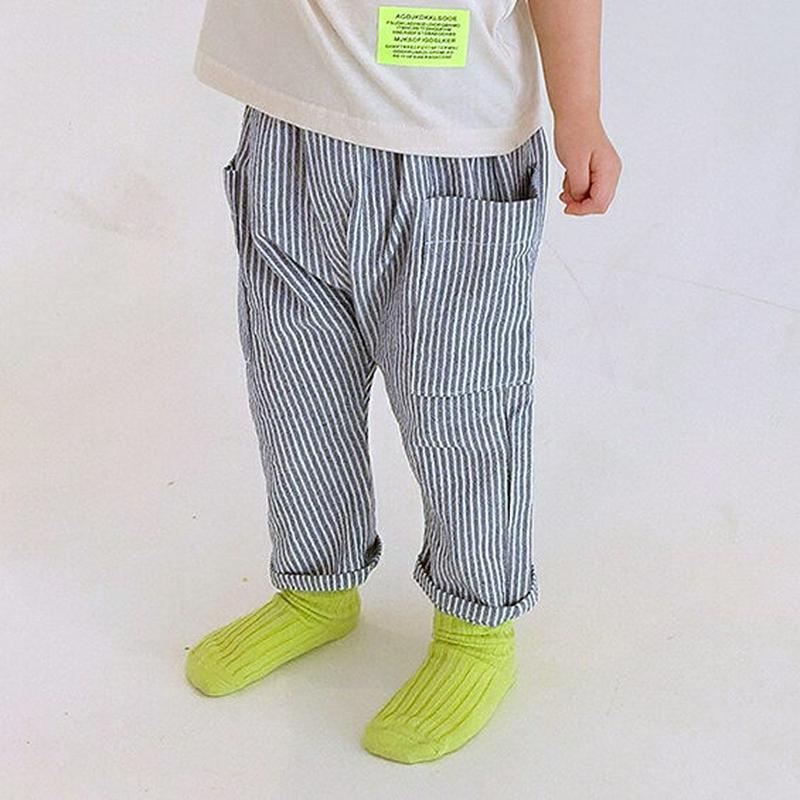 【新作10%OFF】サイドポケットストライプパンツ・u02932 キッズ【3~8才】【pt】【パンツ ズボン ボトムス ロングパ