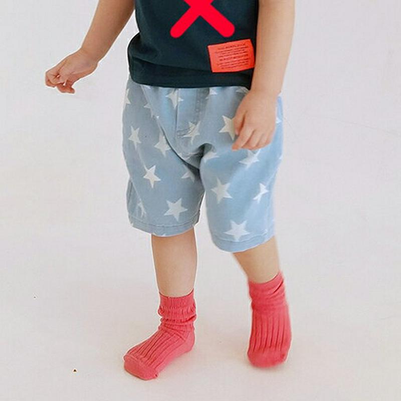 【新作10%OFF】Starハーフパンツ・u02941 キッズ【3~8才】【pt】【パンツ ズボン ボトムス 半ズボン ハーフパ