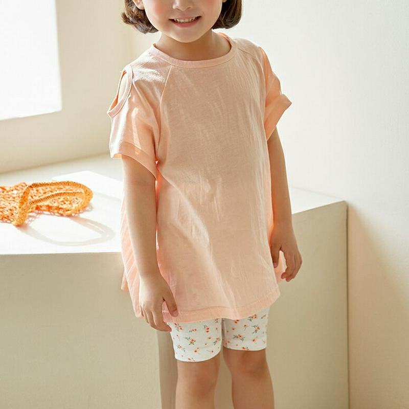 【新作10%OFF】アニマルプリントパッチTシャツ u02905 キッズ 【3~8才】【tops】【韓国 ファッション トップス