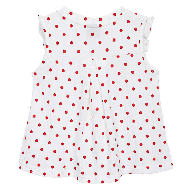 【新作10%OFF】フリルドットパターンスリーブレス・p003088 キッズ【3~8才】【tops】【トップス スリーブレス ノ