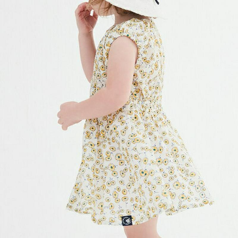 【新作10%OFF】フラワースリーブレスワンピース・p003095 キッズ【3~8才】【ops】【ワンピース ミディ丈 ミディワ