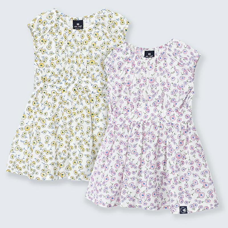 【新作10%OFF】フラワースリーブレスワンピース・p003095 キッズ【3~8才】【ops】【ワンピース ミディ丈 ミディワ