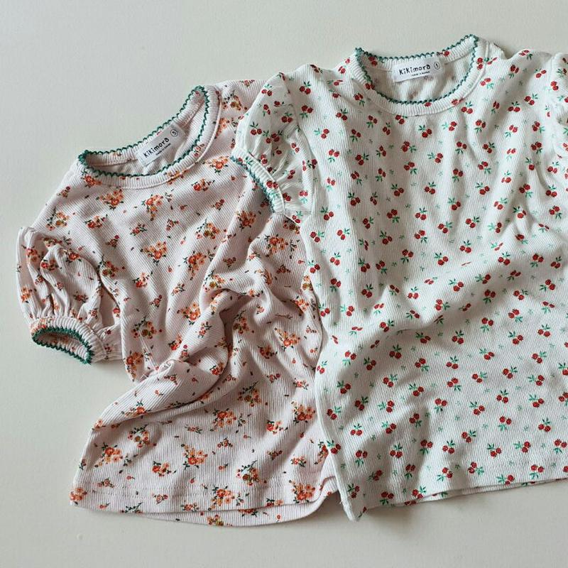 【新作10%OFF】2TYPEパターンTシャツ u02881 キッズ 【3~8才】【tops】【韓国 ファッション トップス T