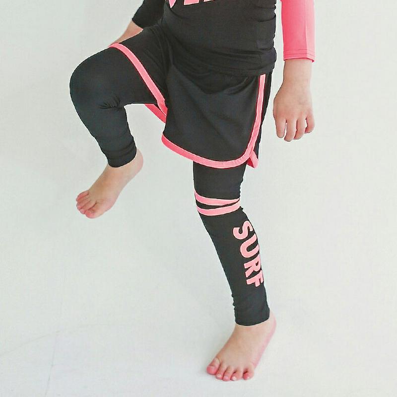 UVカットダブルラインSURFウォーターレギンス p003077 キッズ 【3~8才】【bw】【水着 ラッシュガード スイムウェア 水遊び プール 海 日焼け防止 日除け 速乾 ボトムス レギンス パンツ ロング 子供 子供服 小学生 ジュニア 夏】【KIDS】