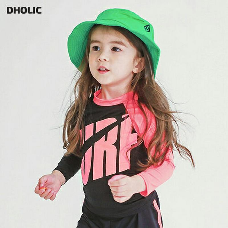 SURFラグランラッシュガードTシャツ p003133 キッズ 【3~8才】【bw】【韓国 ファッション 水着 ラッシュガード スイムウェア 水遊び プール 海 日焼け防止 日除け 速乾 Tシャツ 長袖 レタリング 子供 子供服 小学生 ジュニア 夏】【KIDS】