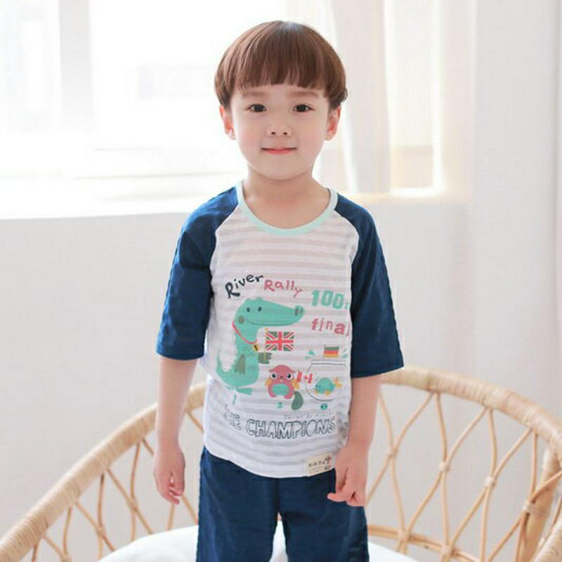 【新作10%OFF】CHAMPIONボーダーパジャマSET u03047 キッズ 【3~8才】【uw】【韓国 ファッション パジ