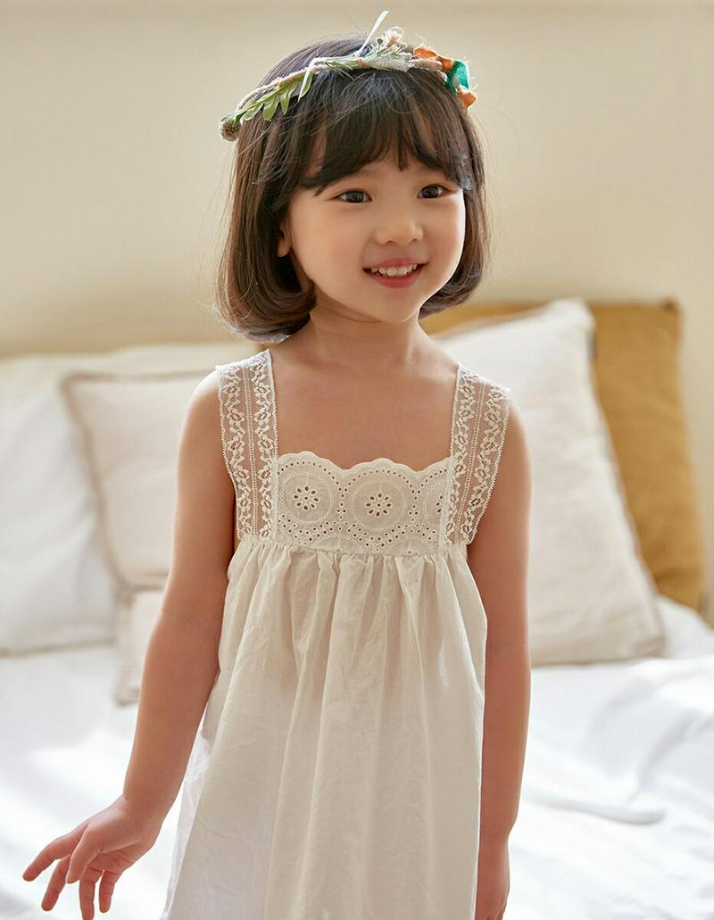 【新作10%OFF】レーススリーブレスワンピース u02884 キッズ 【3~8才】【ops】【韓国 ファッション ワンピース 
