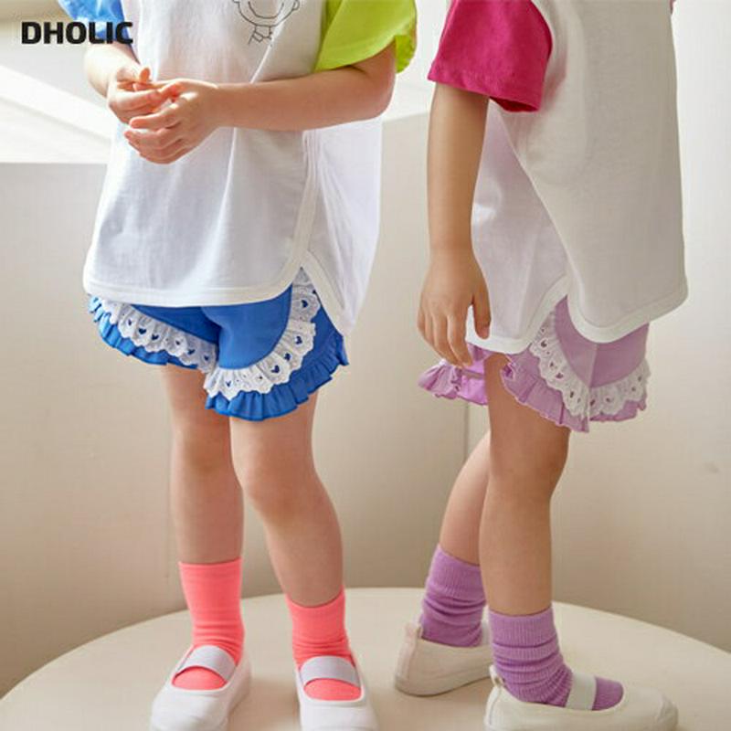 【新作10%OFF】ハートレースラインパンツ u02906 キッズ 【3~8才】【pt】【韓国 ファッション ボトムス パンツ 