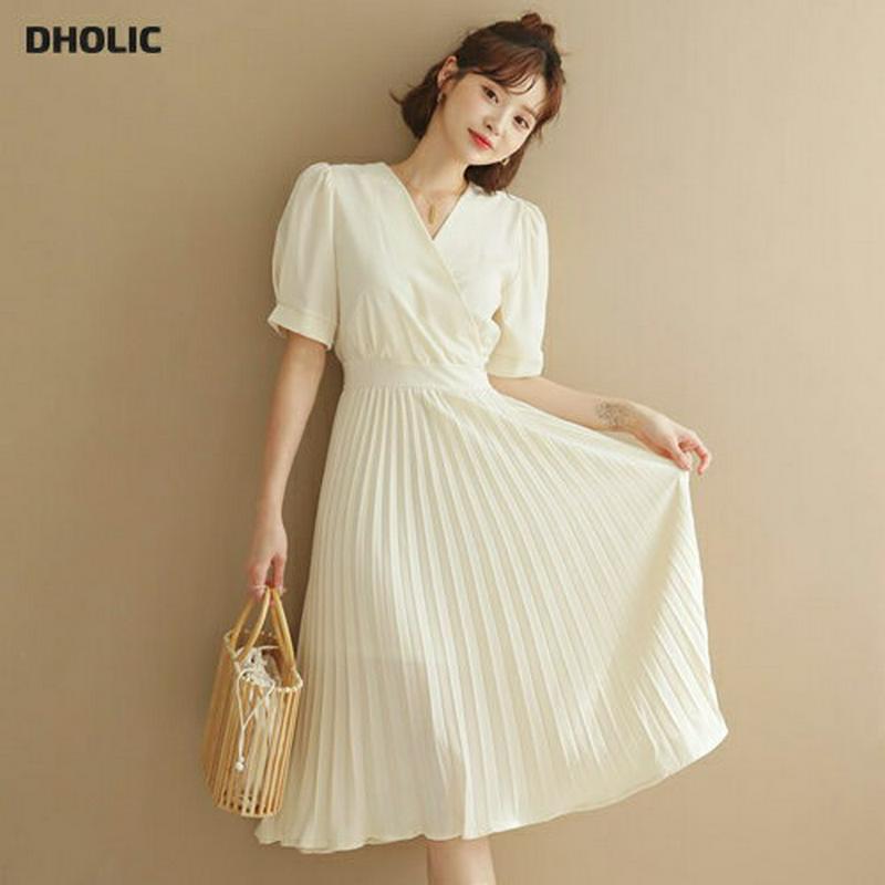 【新作10%OFF】カシュクールプリーツワンピース・全2色・t55822 レディース【ops】【ワンピース ロング ロングワンピ