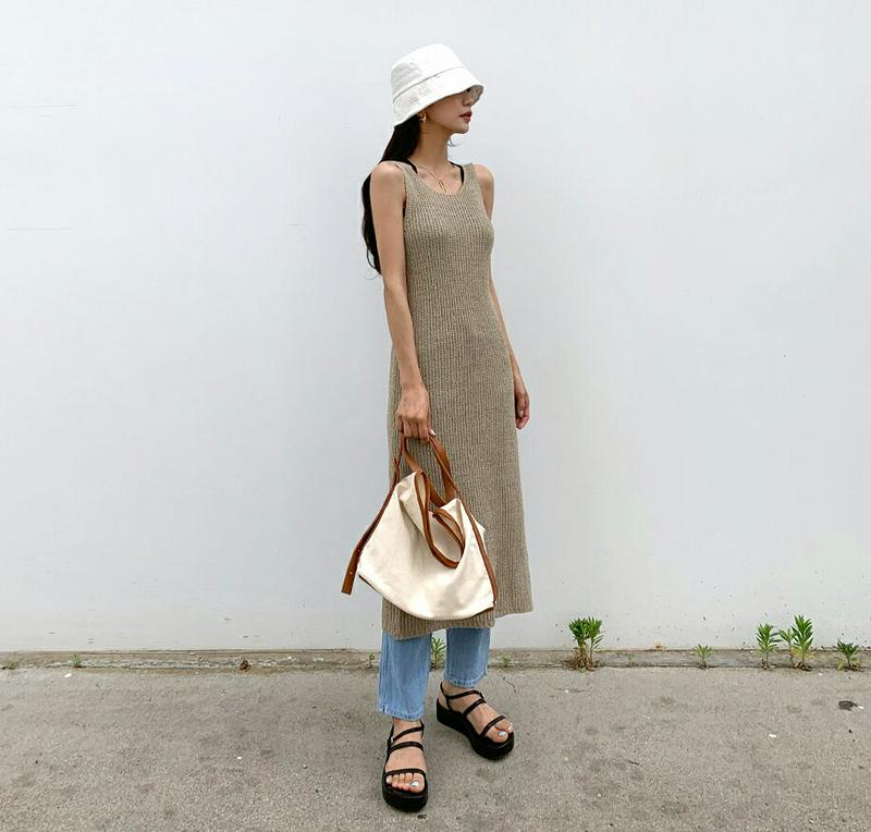 【新作10%OFF】2WAYニットスリーブレスワンピース・全4色・t55816 レディース【ops】【ワンピース ロング ロング