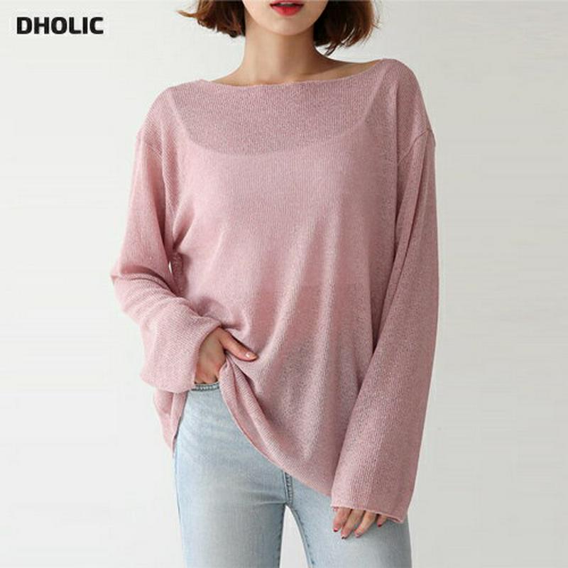 【新作10%OFF】2WAYリネン混シアーニット・全7色・55844 レディース【tops】【トップス ニット ニットトップス 