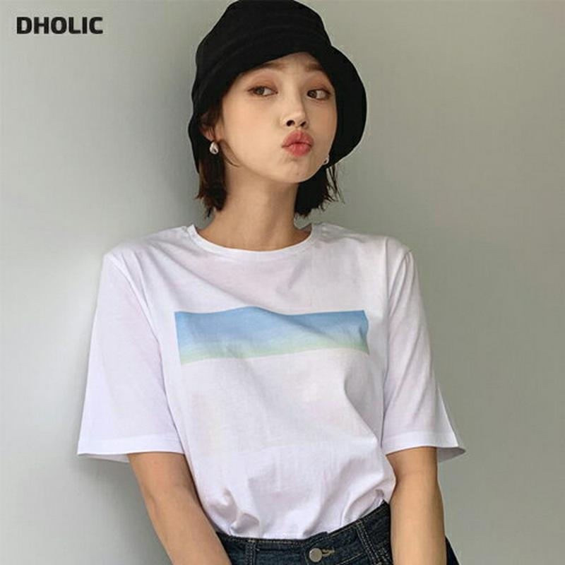 【新作10%OFF】プリントハーフスリーブTシャツ・全3色・55808 レディース【tops】【トップス Tシャツ 半袖 プリン