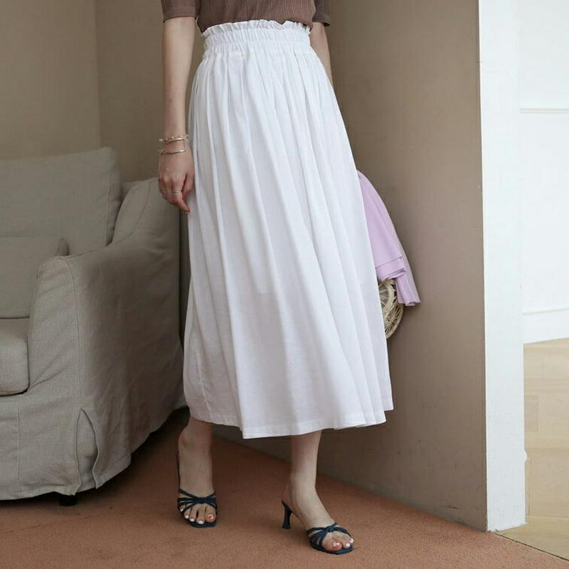 【新作10%OFF】ストレッチウエストスカート・全3色・b62559 レディース【sk】【スカート ロング ロングスカート ウエ