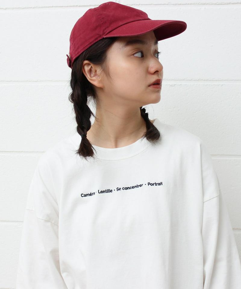 〇mat オーストラリアコットン カメラロゴ刺繍Tシャツ（mat quotidien）