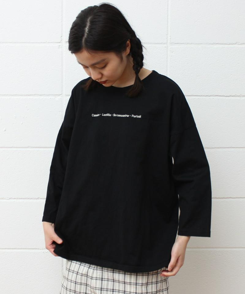 〇mat オーストラリアコットン カメラロゴ刺繍Tシャツ（mat quotidien）