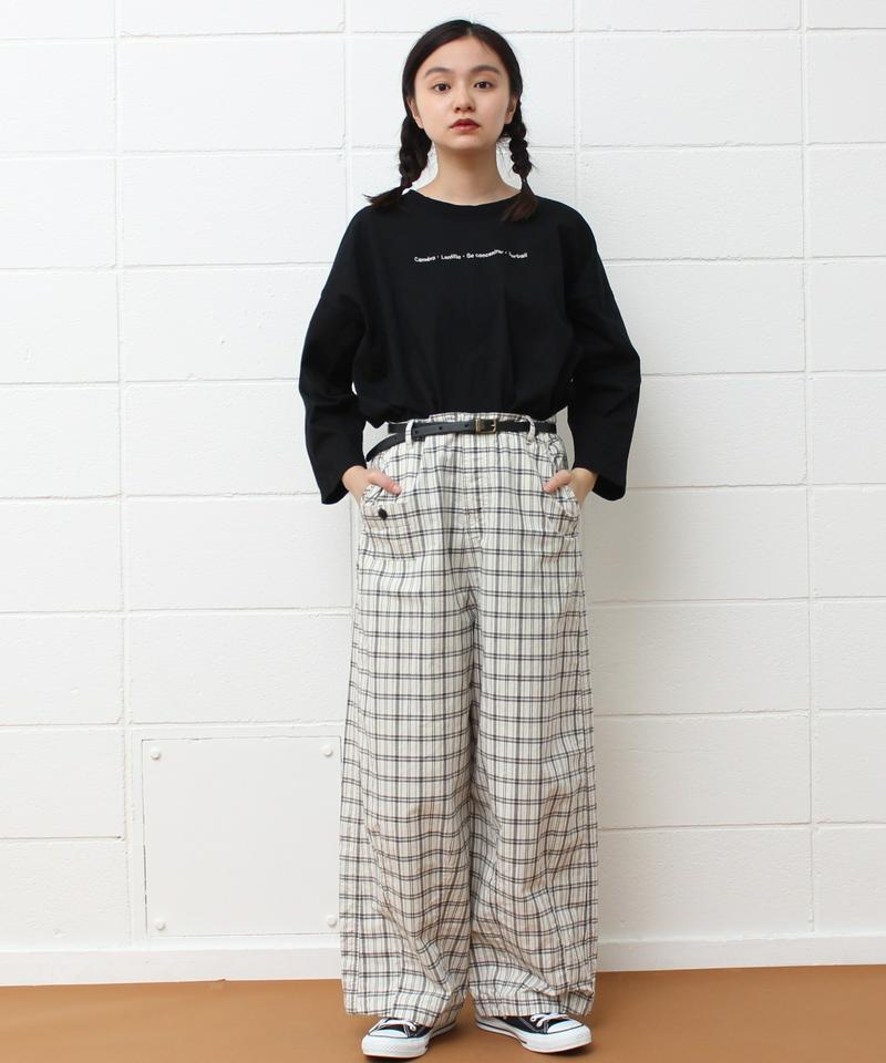 〇mat オーストラリアコットン カメラロゴ刺繍Tシャツ（mat quotidien）