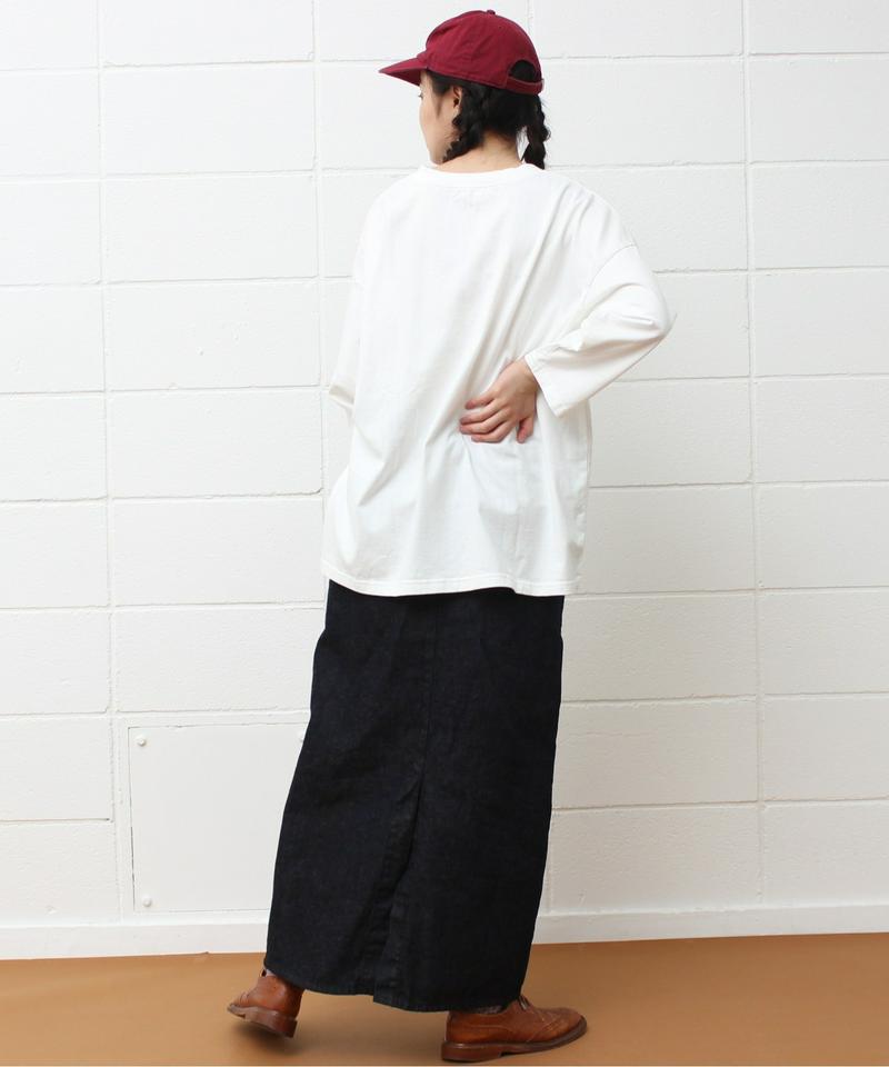 〇mat オーストラリアコットン カメラロゴ刺繍Tシャツ（mat quotidien）