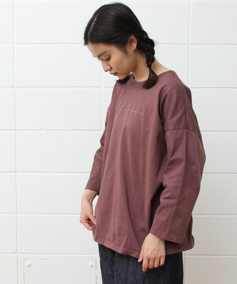 〇mat オーストラリアコットン カメラロゴ刺繍Tシャツ（mat quotidien）