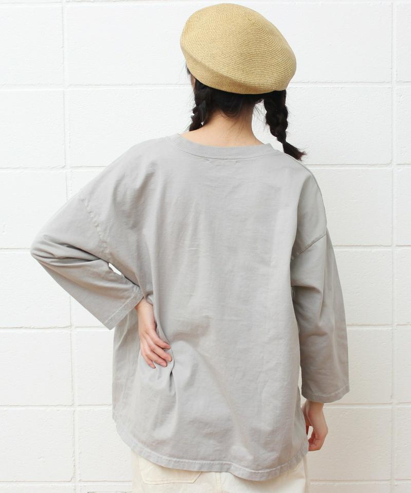 〇mat オーストラリアコットン カメラロゴ刺繍Tシャツ（mat quotidien）