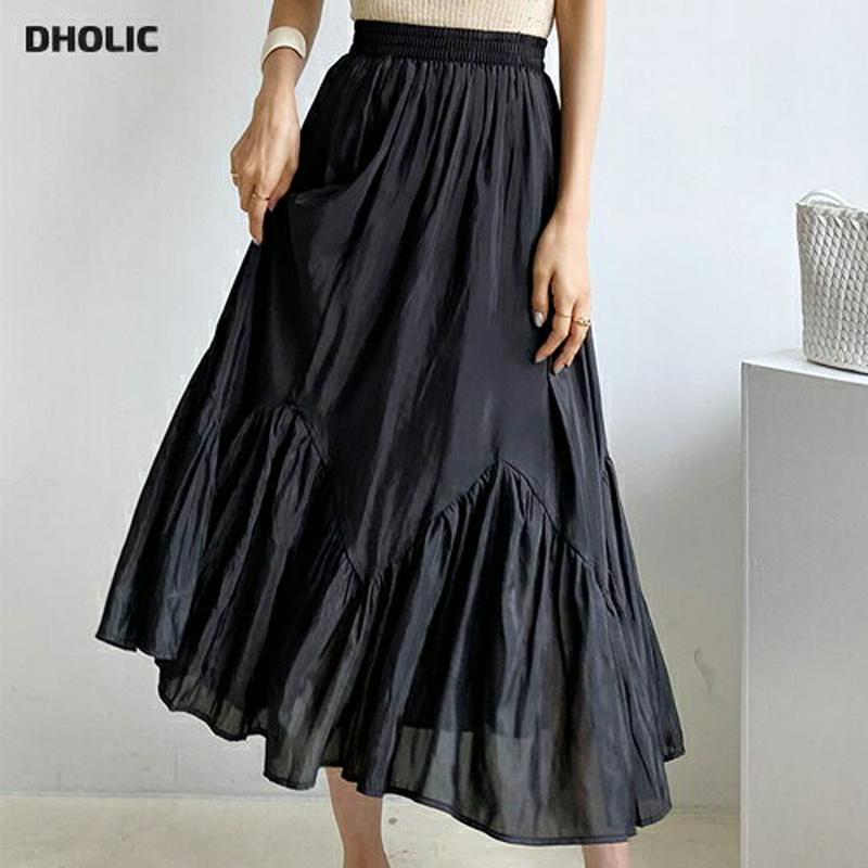 ギャザーフレアスカート・全3色・t56235 レディース【sk】【スカート ロング ロングスカート ギャザー フレア　フレアスカ