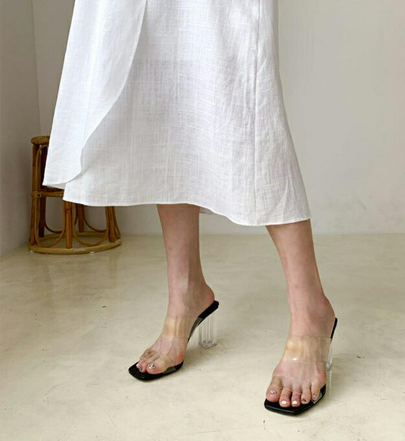 リネン混タックラップスカート・全4色・b56238 レディース【sk】【スカート ミディ丈 ミディスカート ラップデザイン ラッ