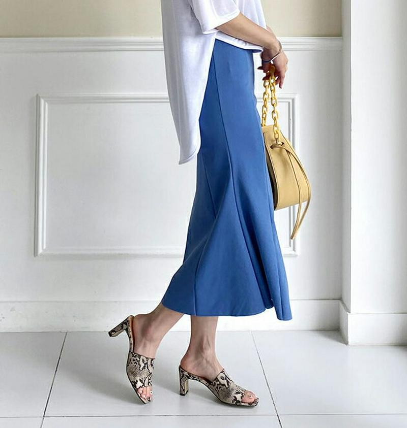 イージーマーメイドスカート・全5色・b56231 レディース【sk】【スカート ロング ロングスカート マーメイドスカート マー