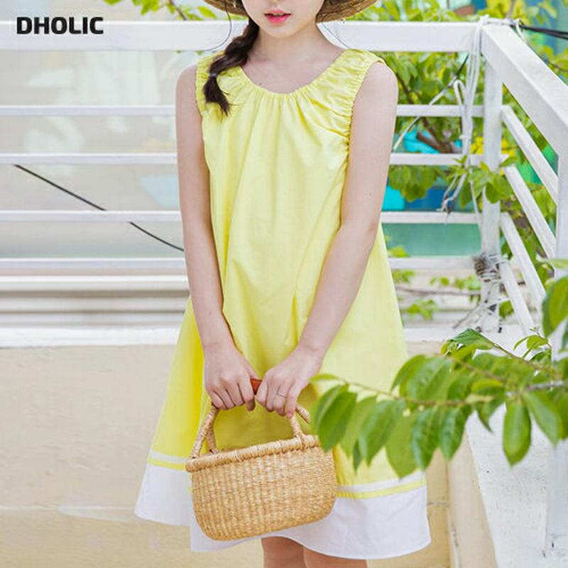 ゴムディテールノースリワンピース p002504 キッズ 【3~8才】【ops】【韓国 ファッション ワンピース ロング ノース