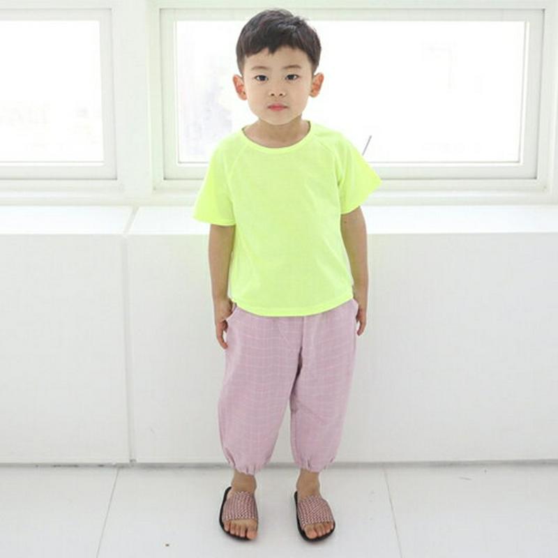 ラグラン半袖Tシャツ p002570 キッズ 【3~8才】【tops】【韓国 ファッション トップス Tシャツ カットソー 半袖 ハーフスリーブ ラウンドネック ルーズ ゆったり ロゴ レタリング 英語 子供 子供服 小学生 ジュニア 夏】【KIDS】